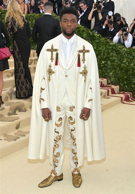 chadwick met gala|chadwick boseman dresses.